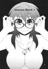 [WiNDY WiNG(Tonbo Kusanagi)] Glasses Black + (English)-