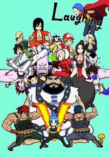 [Modae Shine!!! (Ryosuke.)] Laughing!! (The King of Fighters, Street Fighter) [Digital]-[悶え死ね!!! (涼助。)] Laughing!! (ザ・キング・オブ・ファイターズ、ストリートファイター) [DL版]