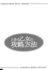 [Alchemist works (Mamamiya, MA24 )] To Aru Otome no Kouryaku Houhou | A Certain Maiden's Walkthrough (To Aru Kagaku no Railgun) [English] {fragmentedhollow} [Digital]-[Alchemist works (まんまみーや, MA24 )] とある乙女の攻略方法 (とある科学の超電磁砲) [英訳]  [DL版]