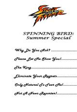 Spinning Bird Summer Special 2008-