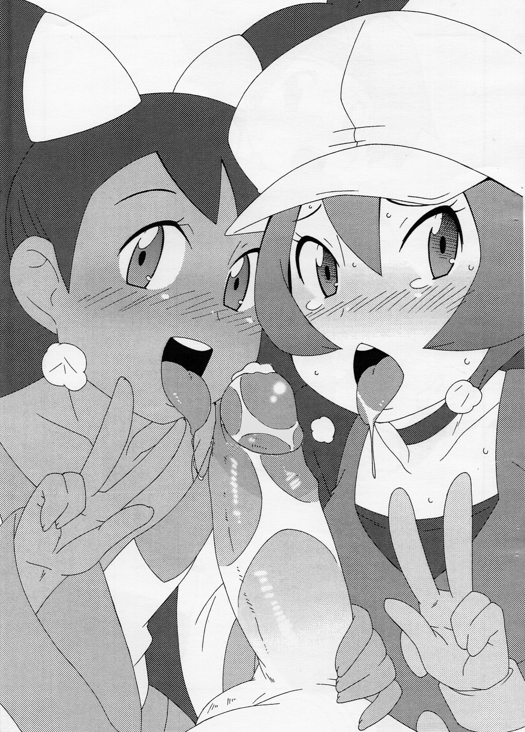 (C80) [Akusei-Shinseibutsu (Nori)] Satoshi Nanka ni Zettai Maketari Shinai | I'll never lose to Ash! (Pokémon) [English] [desudesu] (Descensored) (C80) [悪性真性物 (糊)] サトシなんかにぜったいまけたりしない (ポケットモンスター) [英訳]