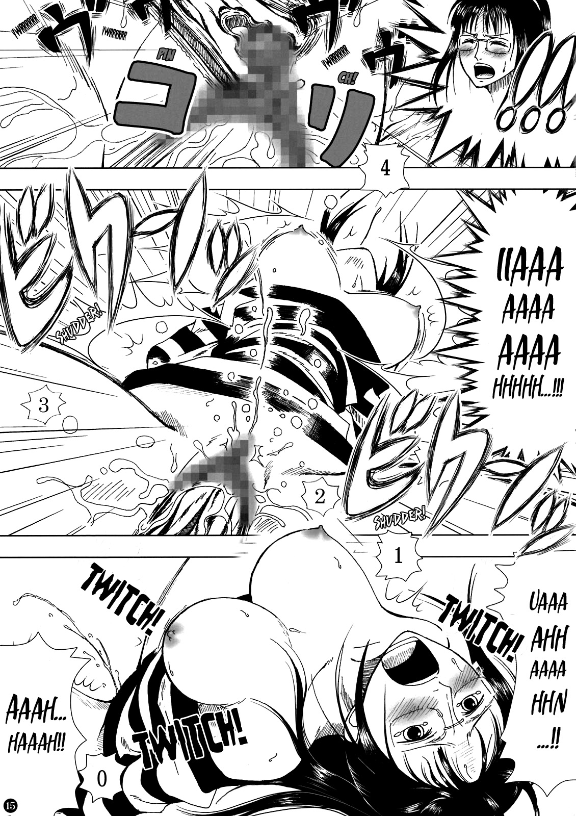 (C80) [Mikenekodou (Muten)] Akuma no Mi no Tsukaikata | The Use of Devil Fruits (One Piece) [English] [EHCOVE] (C80) [三毛猫堂 (武天)] 悪魔の実の使い方 (ワンピース) [英訳]