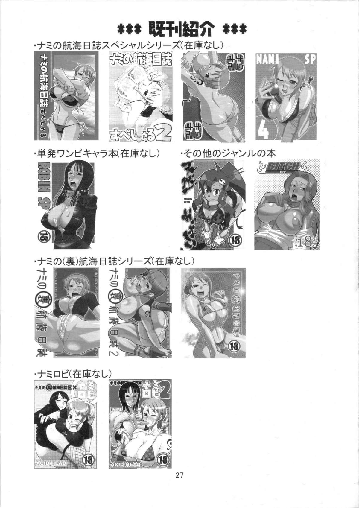 (C75) [ACID-HEAD (Murata.)] Nami no Koukai Nisshi EX NamiRobi 3 (One Piece) [Spanish] (C75) [ACID-HEAD （ムラタ。）] ナミの航海日誌EX ナミロビ3 (ワンピース) [スペイン翻訳]