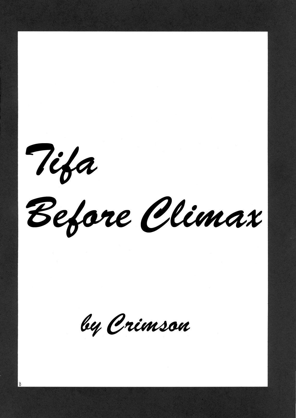 [Final Fantasy][Crimson Comics] Tifa Before Climax [english] 