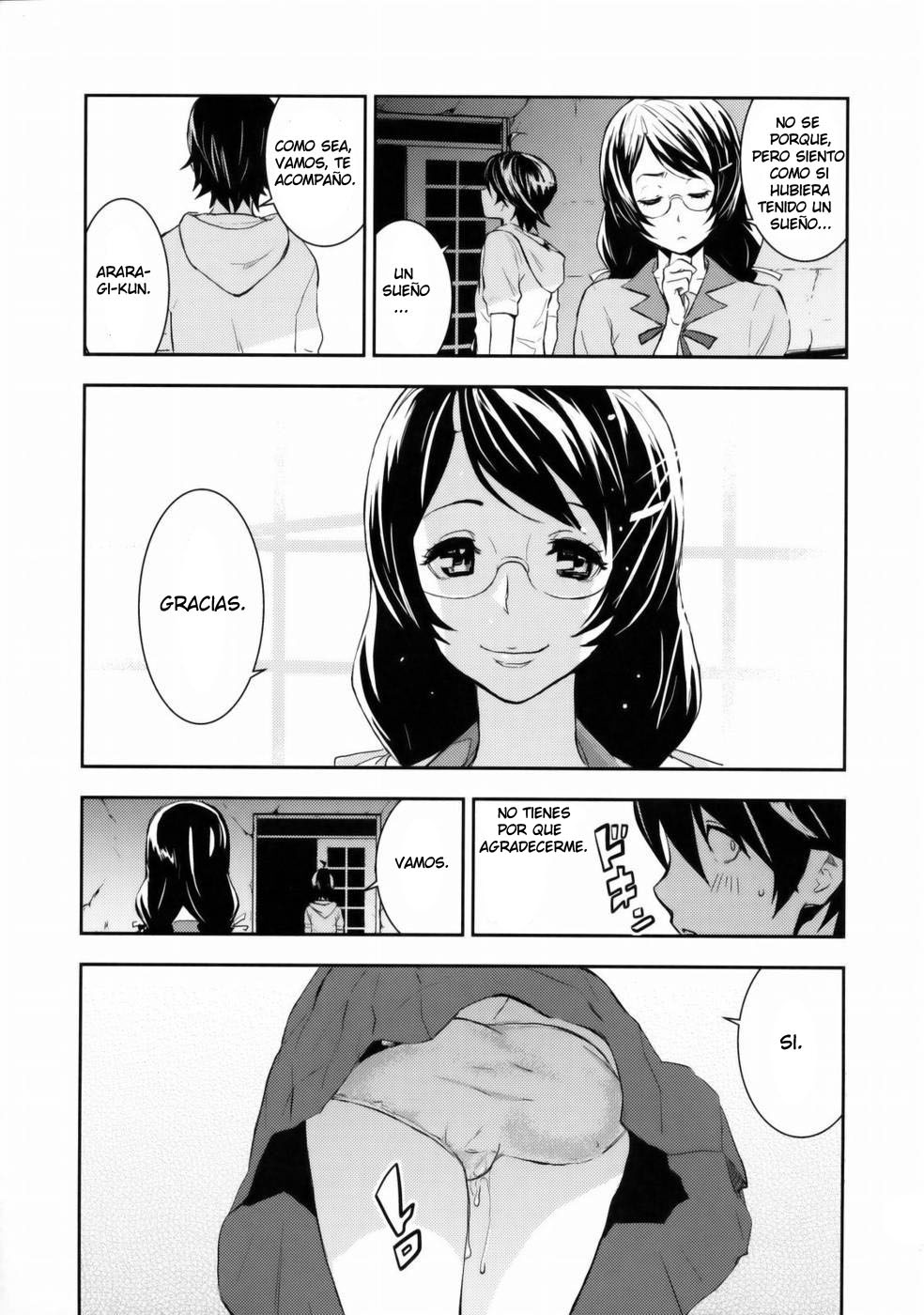 (C77) [Manga Super (Nekoi Mie)] Black &amp; White (Bakemonogatari) [Spanish] (spanish) (bakemonogatari)