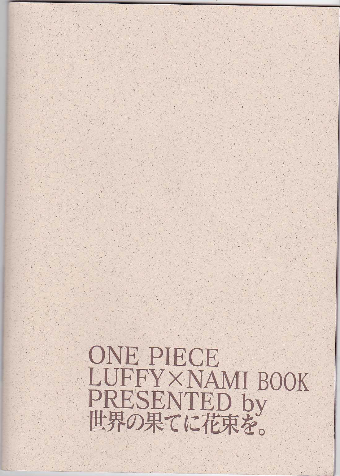 one piece luffy x nami book presented by % 